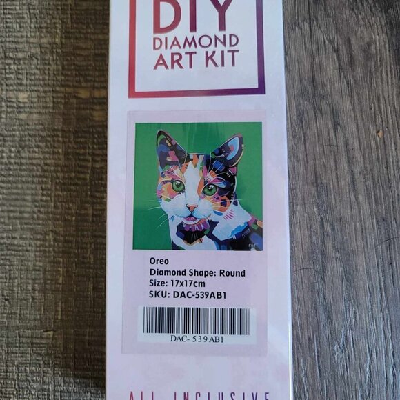 Oreo Cat DIY Diamond Art Painting Brand new in box - Picture 2 of 6